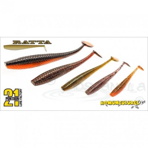 Виброхвост Pontoon 21 Homunculures Ratta  3.25  7у  105