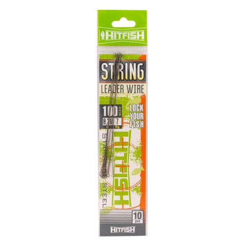 Поводок струна HITFISH String Leader Wire (100 cm, d 0.28, 7 kg) (10 шт\пач)