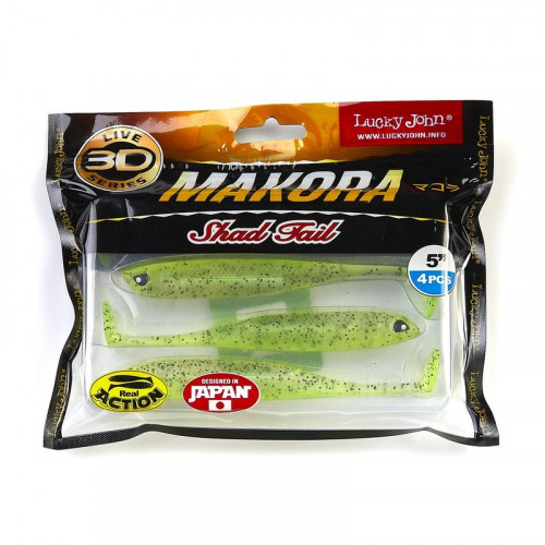 Виброхвосты LJ 3D Series MAKORA SHAD TAIL 5.0 (12,70)/006 4у
