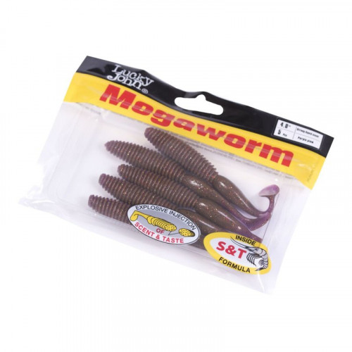 Виброхвосты съедоб. искусст. LJ Pro Series MEGAWORM 4,0 (10,16)/S13 5у