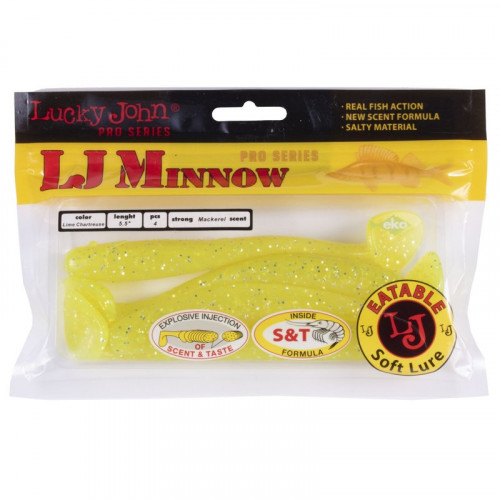 Виброхвосты съедоб. искусст. LJ Pro Series MINNOW 5.5in (13.90)/071 4шт.