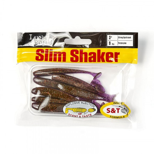 Виброхвосты съедоб. искусст. LJ Pro Series SLIM SHAKER 3 (07.60)/S13 9у