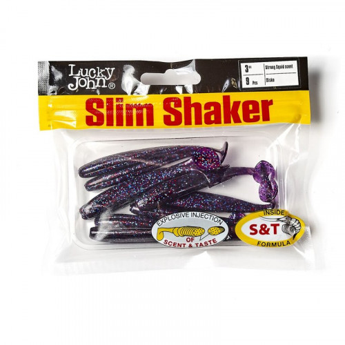 Виброхвосты съедоб. искусст. LJ Pro Series SLIM SHAKER 3 (07.60)/S63 9у