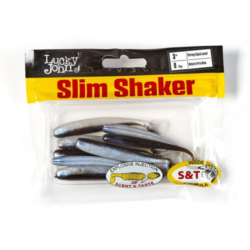 Виброхвосты съедоб. искусст. LJ Pro Series SLIM SHAKER 3 (07.60)/T46 9у