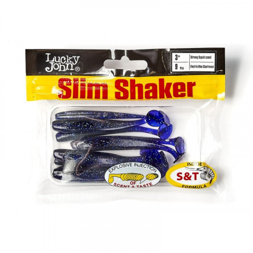 Виброхвосты съедоб. искусст. LJ Pro Series SLIM SHAKER 3 (7.60см) T52 9у