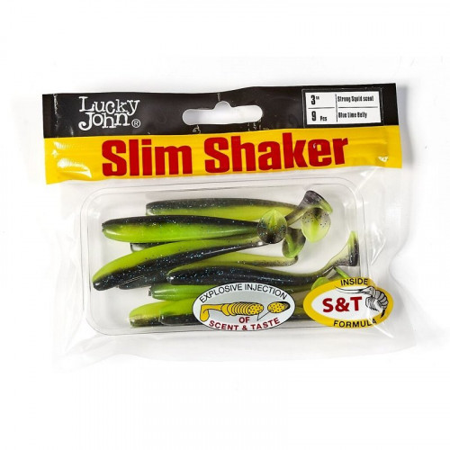 Виброхвосты съедоб. искусст. LJ Pro Series SLIM SHAKER 3 (7.60см) T53 9у