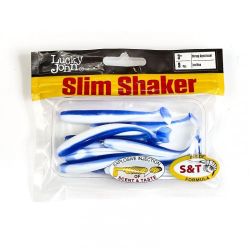 Виброхвосты съедоб. искусст. LJ Pro Series SLIM SHAKER 3in (07.60)/T69 9шт.