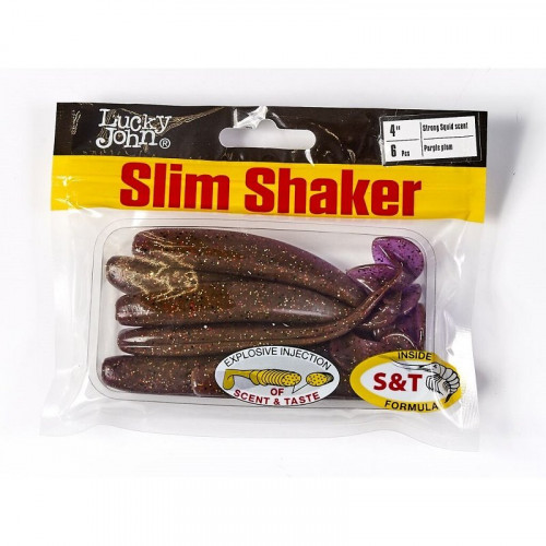 Виброхвосты съедоб. искусст. LJ Pro Series SLIM SHAKER 4  (10см) S13 6у