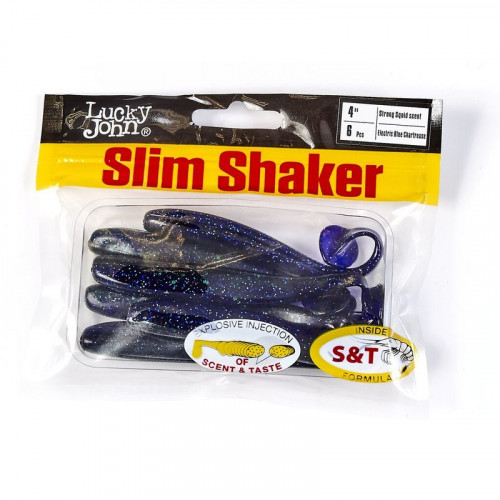 Виброхвосты съедоб. искусст. LJ Pro Series SLIM SHAKER 4 (10.00)/T52 6у