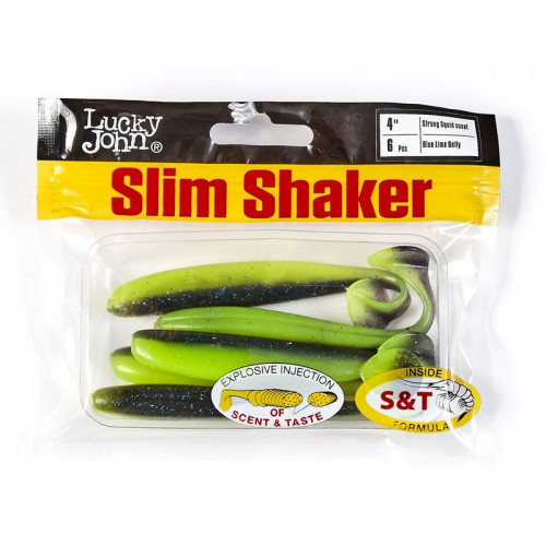 Виброхвосты съедоб. искусст. LJ Pro Series SLIM SHAKER 4 (10.00)/T53 6у