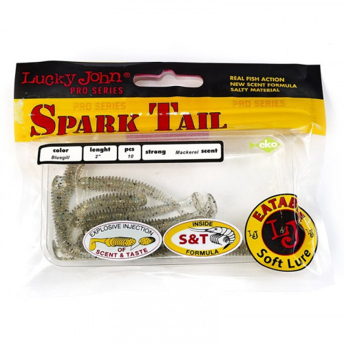 Виброхвосты съедоб. искусст. LJ Pro Series Spark Tail 2 (5,00см) S08 10у