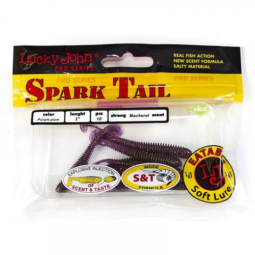Виброхвосты съедоб. искусст. LJ Pro Series Spark Tail 2 S13 10у