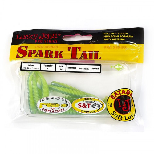 Виброхвосты съедоб. искусст. LJ Pro Series Spark Tail 2,0in (05,00)/T57 10шт.