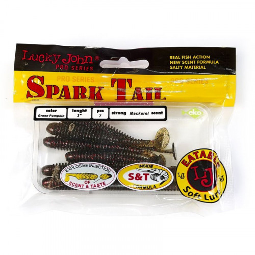 Виброхвосты съедоб. искусст. LJ Pro Series Spark Tail 3 (7,60см) PA03 7у