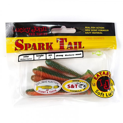 Виброхвосты съедоб. искусст. LJ Pro Series Spark Tail 3 (7,60см) T56 7у