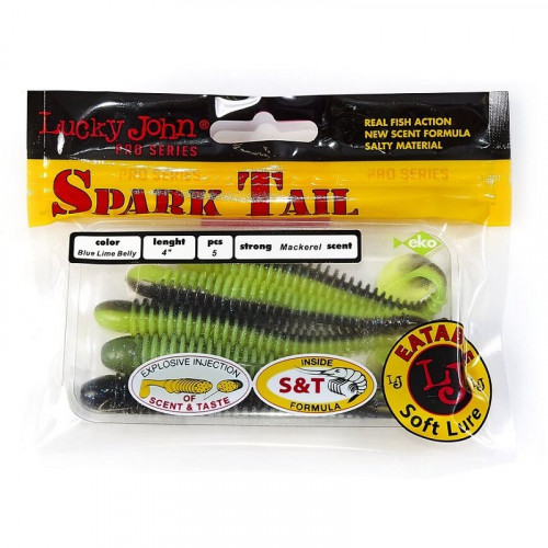 Виброхвосты съедоб. искусст. LJ Pro Series Spark Tail 4 (10см) T53 5у