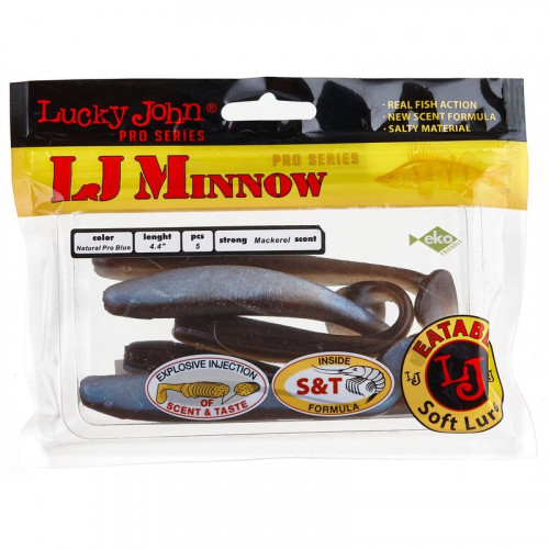 Виброхвосты съедобные  LJ Pro Series MINNOW 4,4 T46 5у