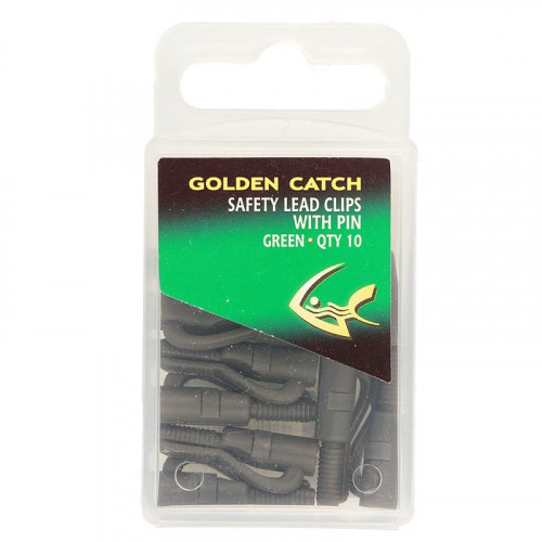 Клипса GC Safety Lead Clips With Pin(10шт)Green