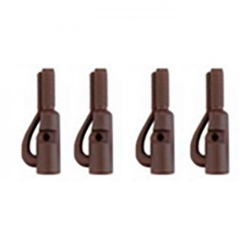 Клипса безопасная с конусом Nautilus Safety lead clips Brown