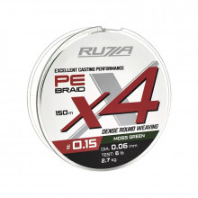 Шнур RUZZA X4 150м Moss Green 0,06мм 2,7кг/6lb