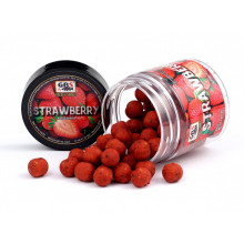 Бойлы GBS Baits тонущие насадочные 15мм 100гр Strawberry Клубника