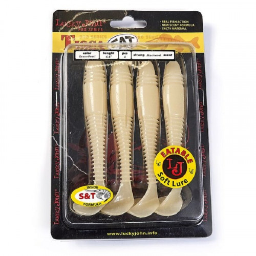Виброхвосты съедобные LJ Pro Series TIOGA FAT 4.5/033 4у