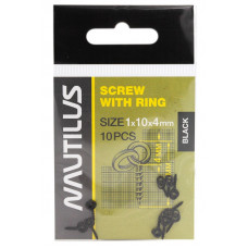 Винт для насадки Nautilus Screw with ring 1*10*4мм