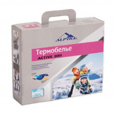 Термобелье Т-10Ч ALPIKA "ACTIVE DRY" (до - 20С, цвет: черный, размер: 50)