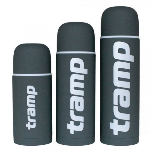 Термос Tramp Soft Touch 1.0 л серый TRC-109-grey