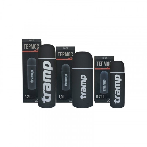 Термос Tramp Soft Touch 1.2 л серый TRC-110-grey