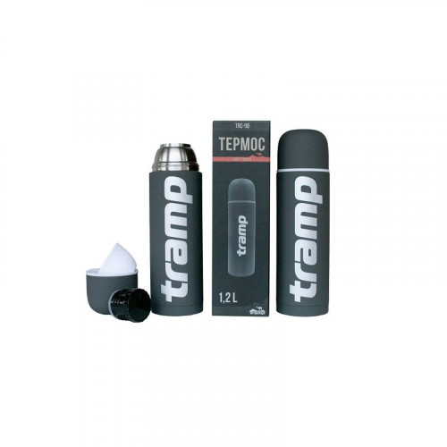 Термос Tramp Soft Touch 1.2 л серый TRC-110-grey