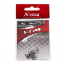 Карабин Namazu NICE SNAP, цв. BN, р. 000, test-4 кг