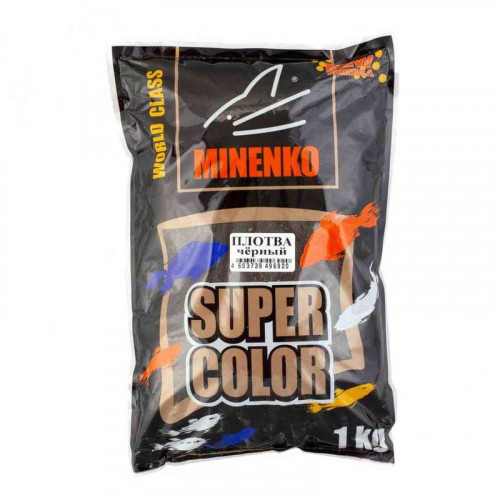 Прикормка MINENKO Super Color Плотва Чёрный, 122