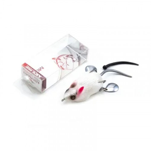 Мышь-незацепляйка Namazu MOUSE с лепестками, 76 мм, 26 г, цвет 16, крючок-двойник YR Hooks (BN) #2/0