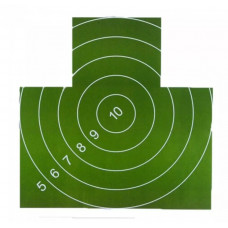 Мишень Remington №4 грудная 500х500 зеленая