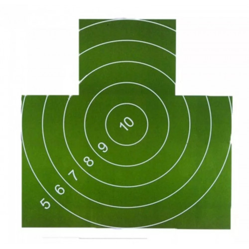 Мишень Remington №4 грудная 500х500 зеленая