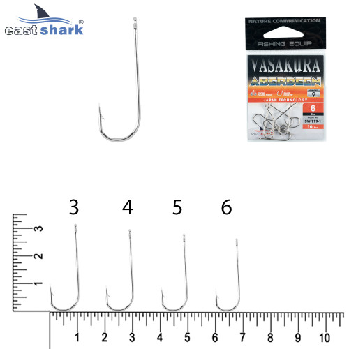 Крючки EastShark Vasakura Aberdeen #7