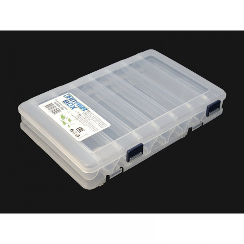 Коробка рыболовная двухсторонняя для воблеров HFBOX-203 12 Slots  27,5x18,7x5cm