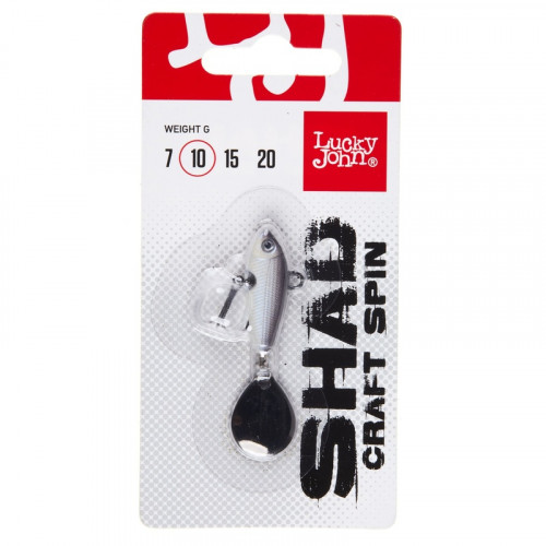 Тейл-спиннер Lucky John SHAD CRAFT SPIN 10.0г  017 в блистере