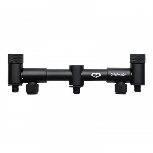 CARP PRO Буз-бар Rondel на 2 удилища алюминий black 7-10" 18-25см