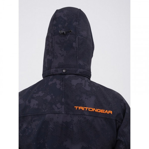 Костюм TRITON PRO -5 (SoftShell, Серо-Чёрный) (52-54 рост 182-188)