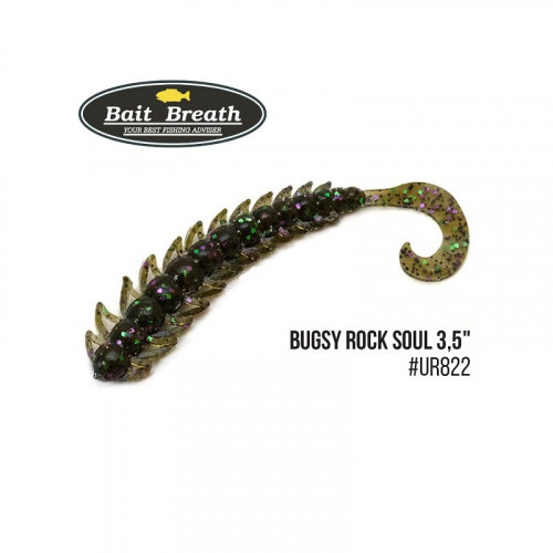 Приманка Bait Breath BUGSY 3,5  Rock Soul (10 шт.) (Ur822 GreenPumpkin/Candy)