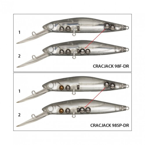 Воблер PONTOON 21 Crackjack 98F-DR 98мм. 16.0гр 2.0-2.5 м цвет №A15