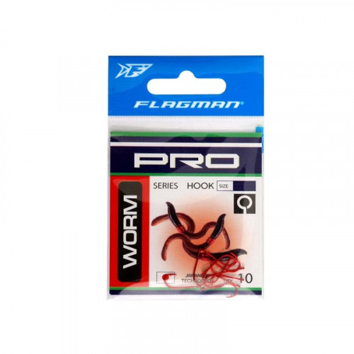Крючки Flagman Pro Worm №12 10 шт.