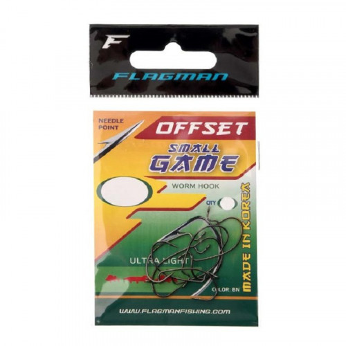 Крючки Flagman Small Game Offset №06