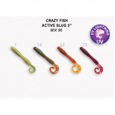 Приманка Crazy Fish Active slug 3  30-70-M96-6 кальмар