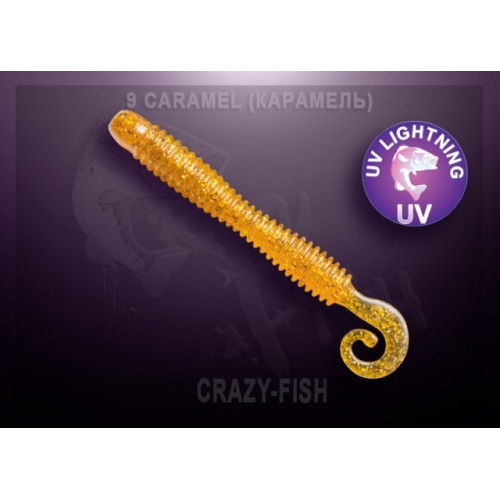 Приманка Crazy Fish ACTIVE SLUG 4" 31-100-9-6