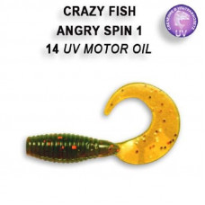 Приманка Crazy Fish Angry spin 1  20-25-14-6 кальмар 8y
