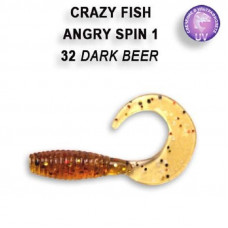 Приманка Crazy Fish Angry spin 1  20-25-32-6 кальмар 8y