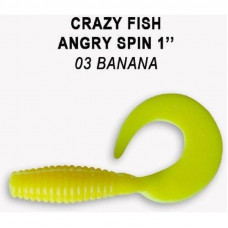 Приманка Crazy Fish Angry spin 1  20-25-3-6 кальмар 8y